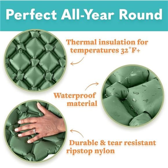 Large Sleeping Pad for Camping - Ultralight Sleeping Mat for Camping,Backpacking - Picture 4 of 6